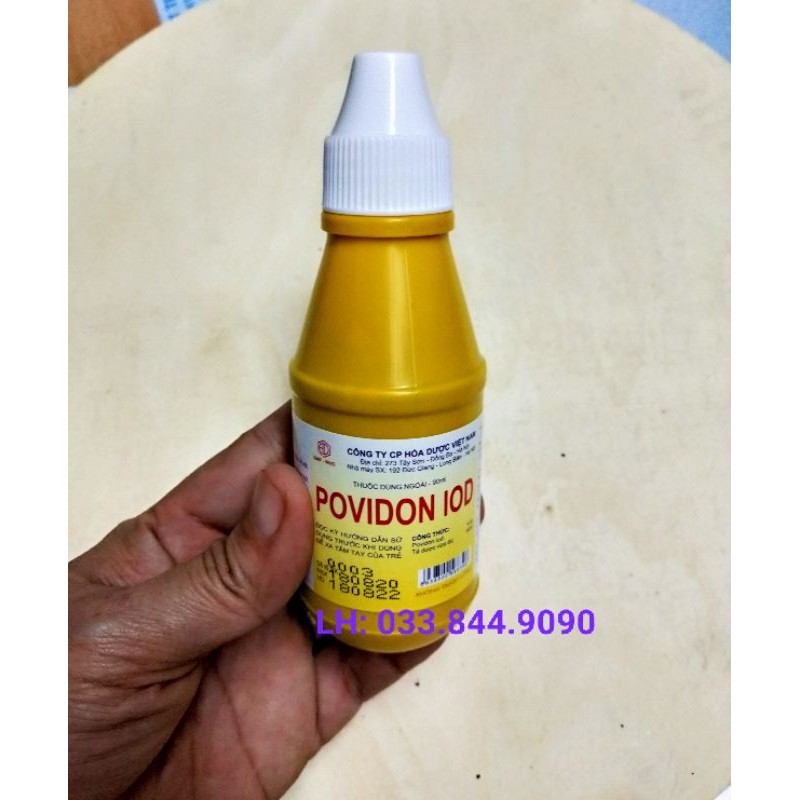 Sát trùng Povidon Iod 20ml -90ml Công ty Hoá dược