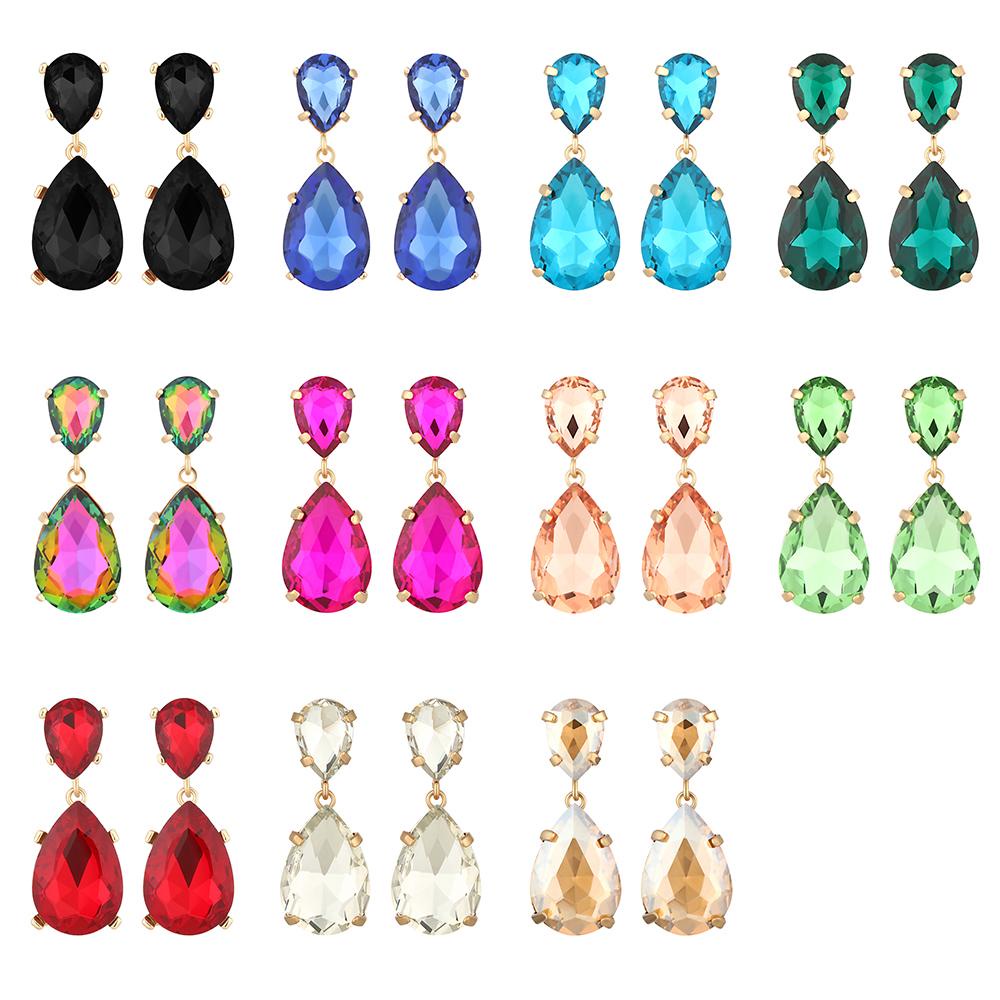 Bông Tai Dáng Dài Không Gây Dị Ứng Thiết Kế Sang Trọng Thời Trang Dự Tiệc 1 Cái Cho Nữ