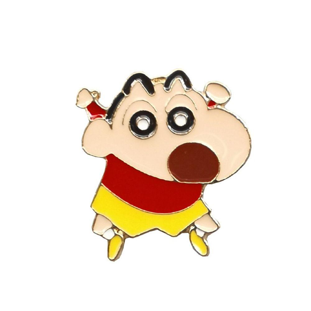 Huy Hiệu Cài Áo Kim Loại Hình Cậu Bé Bút Chì Shin-chan Đáng Yêu