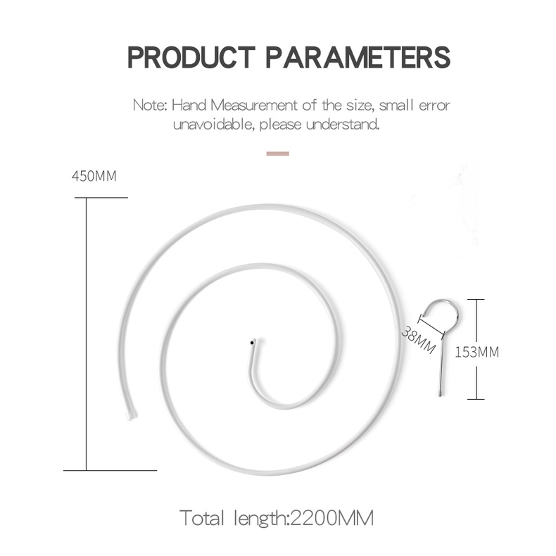 Móc Treo Hình Xoắn ốc Phơi Chăn Màng Bằng Inox Không Rỉ Tiện Lợi Cho Gia Đình