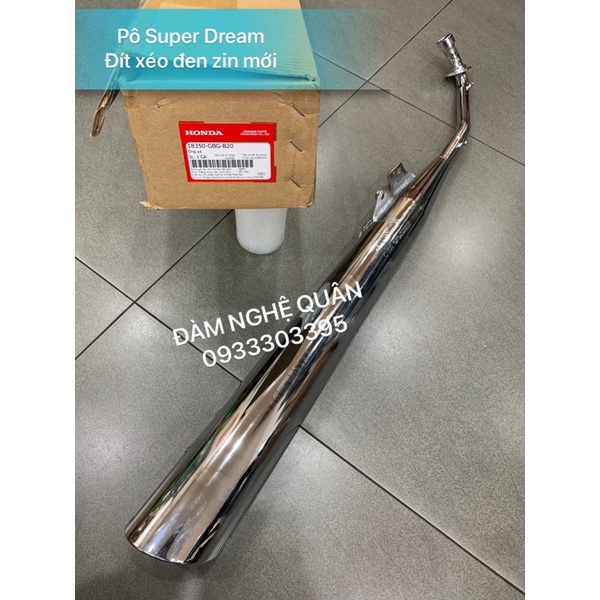 Pô Super Dream đít xéo màu đen zin hãng mới 💰 940,000 VND / 1 cây