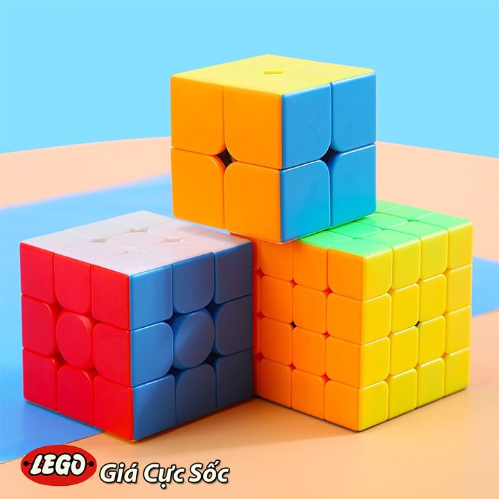 Combo 3 Rubik Qiyi Sail Meilong 2x2, 3x3 & 4x4 . Rubic Khối Lập Phương Ma Thuật. Rubik Trơn Mượt, Bẻ Góc Cực Tốt