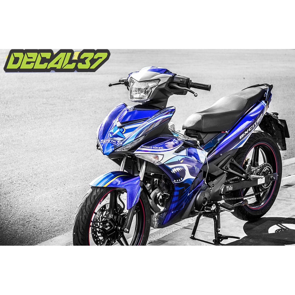 Tem Trùm Exciter 150 Cá mập xanh