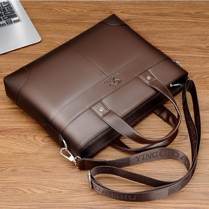 Túi Xách Nam Công Sở Cao Cấp, Cặp Da Nam Kedidaisu Đựng Vừa Laptop 15,5in Chính Hãng