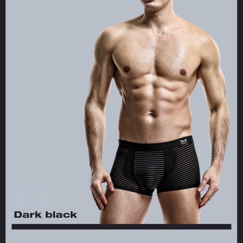 Quần lót boxer MB316 vải lụa mát không đường may thoáng khí thời trang mùa hè quyến rũ dành cho nam