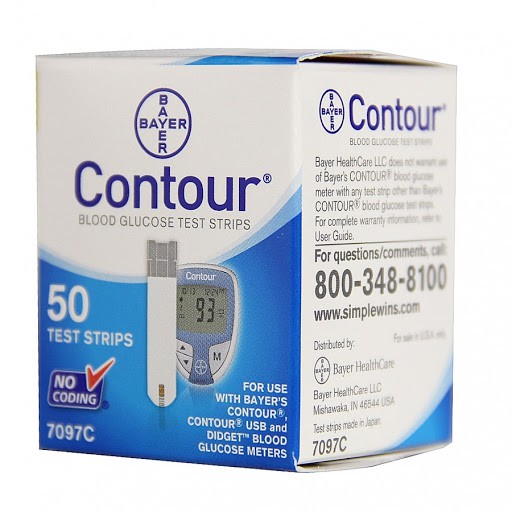 Que thử đường huyết Bayer Contour HÀNG DATE XA