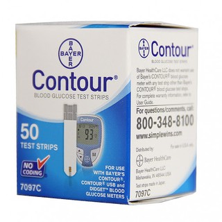 Que Thử Đường Huyết Contour (Lọ 50 que)