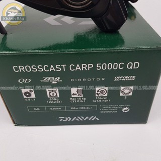 Máy Daiwa Crosscast Carp 5000C QD (xả cước nhanh)
