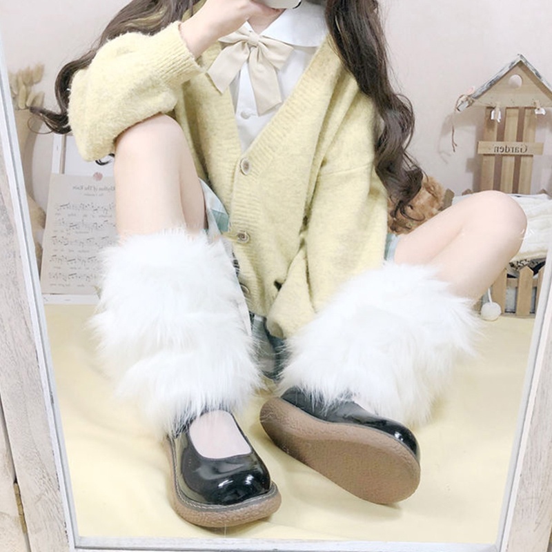 XIXI Vớ Ống Chân Lông Giả Dày Giữ Ấm Mùa Đông