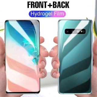 Miếng dán màn hình Hydrogel TPU trước sau cho Samsung S10 Plus Note 10 10+ 20 Ultra