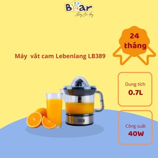 Máy vắt cam 2 chiều LEBENLANG hàng thương hiệu ĐỨC BH 24 THÁNG, máy vắt cam tự động nhỏ gọn dung tích 0.7l - LB389