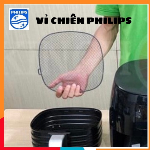 Phụ kiện nồi chiên không dầu - Vỉ lưới nồi chiên Philips XXL 9860 9650 9654 9762 9750 - HÀNG CHÍNH HÃNG PHILIPS