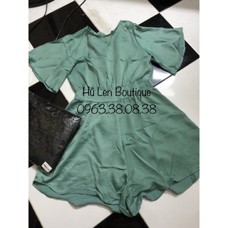 JUMPSUIT TAY BÈO NƠ LƯNG
