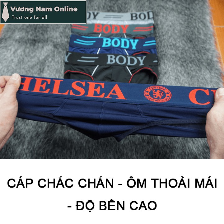 Quần lót nam thun lạnh 3 cái đẹp cao cấp tam giác lưng cao VN54I