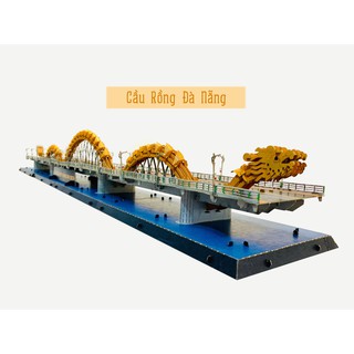 Bộ lắp ghép mô hình giấy cao cấp TAYTA Cầu Rồng - Đà Nẵng