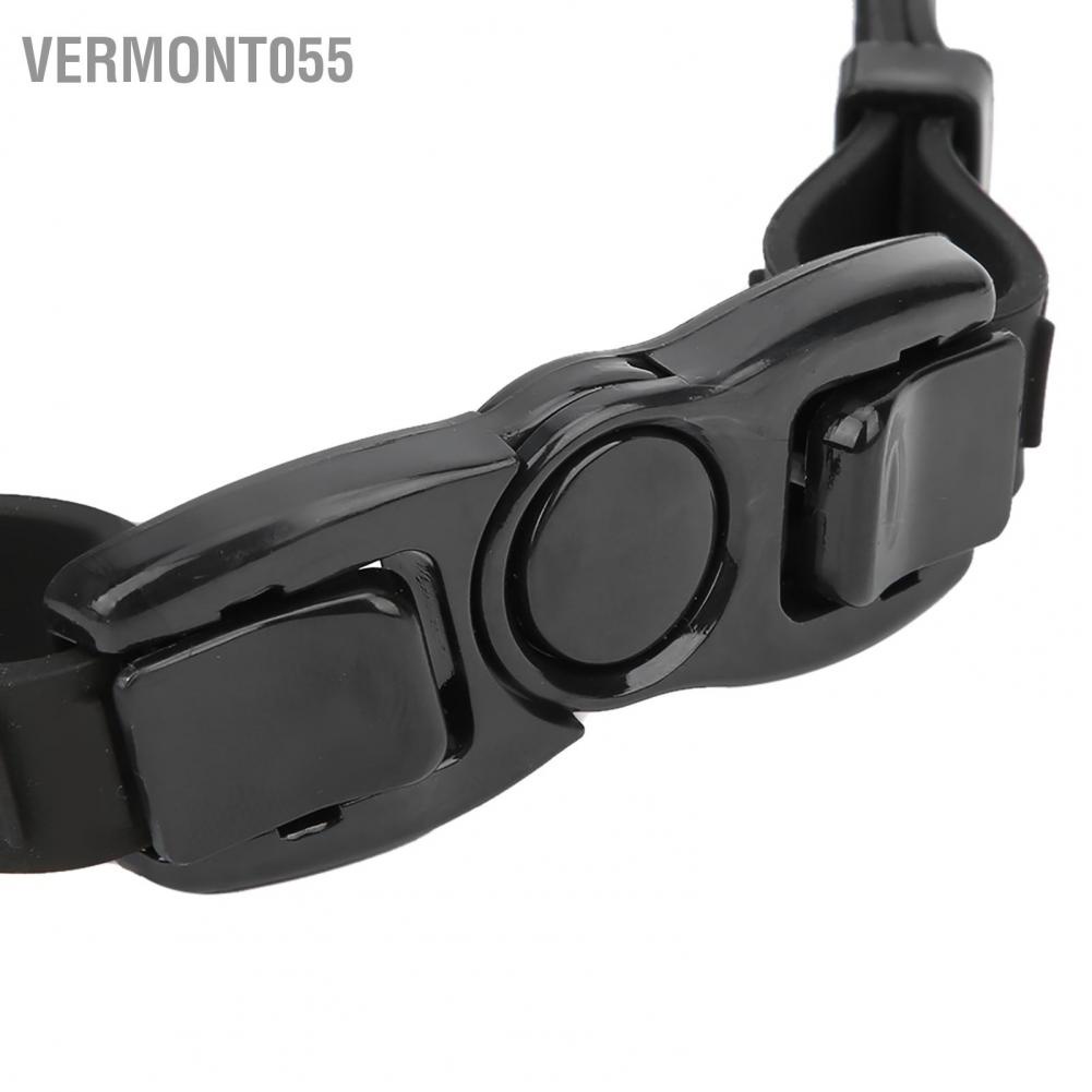 Hàng Hot Kính bơi khung lớn mạ điện Chống sương mù Silicone Bơi cận thị độ nét cao Hàng giao ngayVermont055