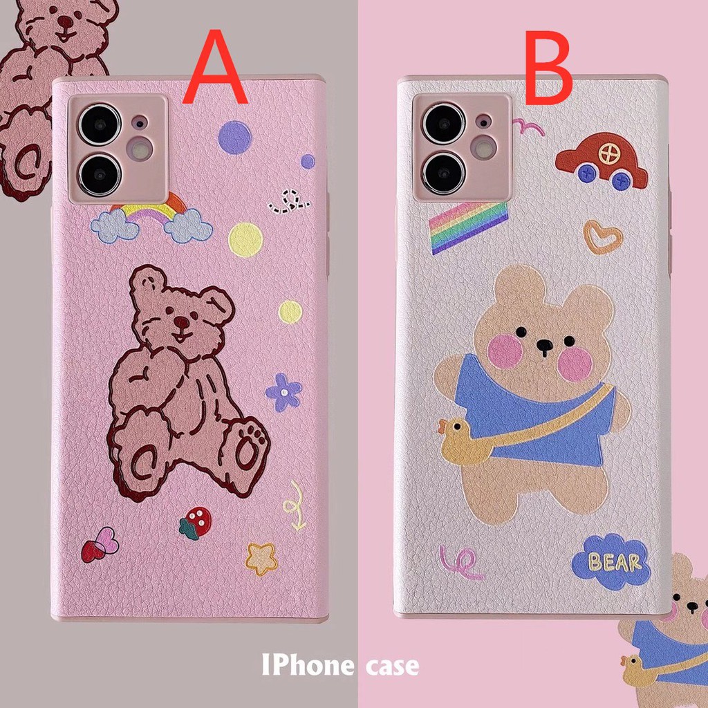 Ốp Lưng Dẻo In Hình Gấu Dễ Thương Cho Iphone 7 / 8 + / Ix / Xr / Xsmax / 11 / Pro / Pro Max / 12mini / 12 / Pro / Promax | BigBuy360 - bigbuy360.vn