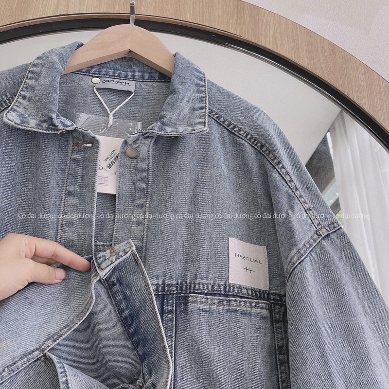 Áo Jean Logo Trắng