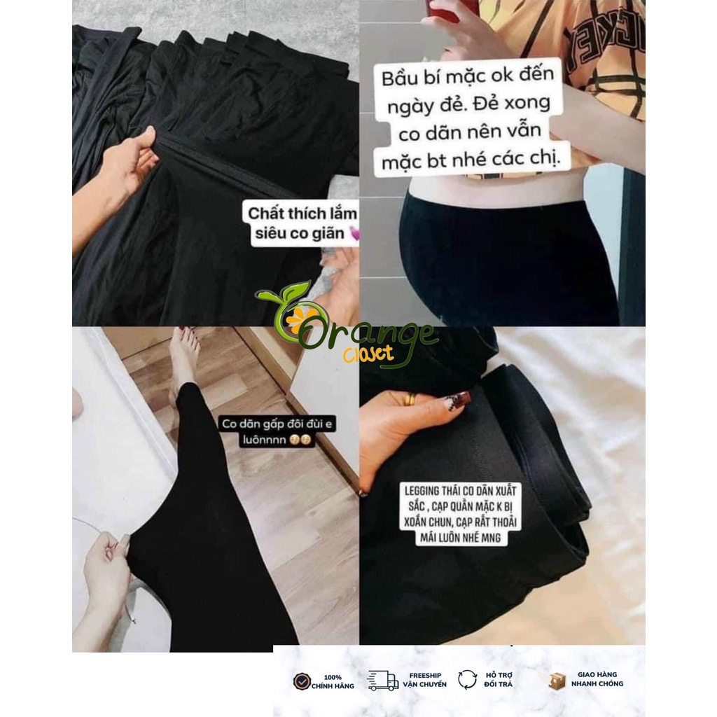 Quần leggin dài, lửng , lỡ chất thun thái siêu co dãn. leggin dài lửng lỡ nâng mông OR4102