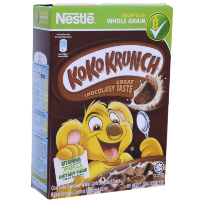 Combo 3 hộp Ngũ cốc ăn sáng Nestle Koko Krunch hộp 170g