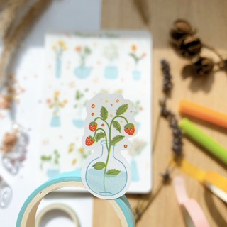 Bullet Journal Sticker - Hoa lá