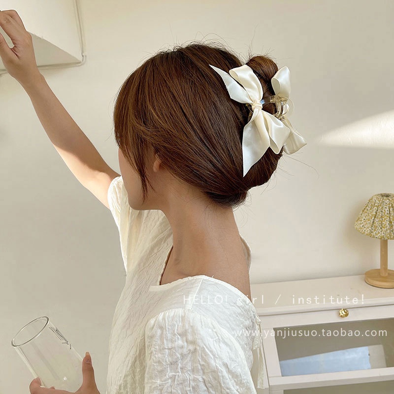 Kẹp Tóc Hình Nơ Xinh Xắn Thời Trang Theo Phong Cách Hàn Quốc Cho Nữ
