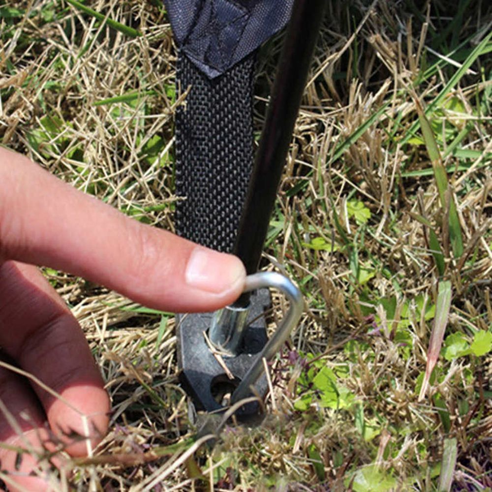 Bộ 10/20 Kẹp Cố Định Dây Lều Màu Đen Chất Lượng Cao