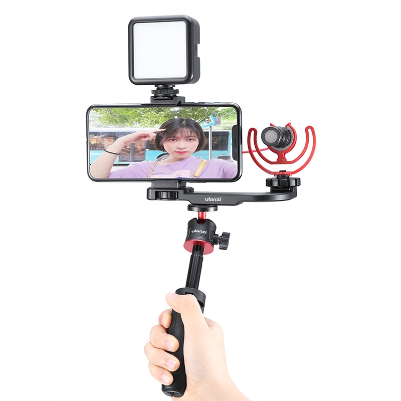 Ulanzi phụ kiện máy ảnh thể thao điện thoại camera mở rộng bên ngoài micro PT-9 súng kiểu giày nóng khung vlog