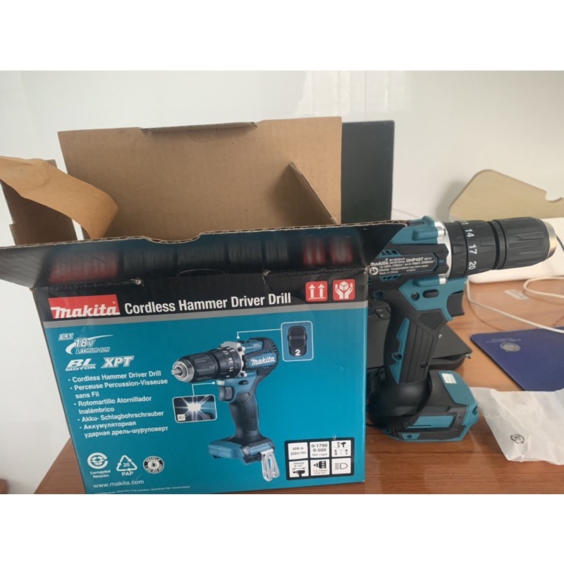 Máy khoan 3 chức năng ,pin 18v makita DHP487Z