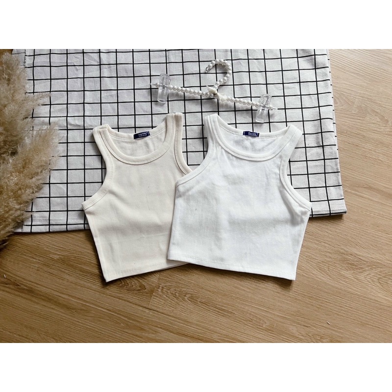 Áo croptop ba lỗ ôm body hot trend đủ màu sắc, ảnh thật