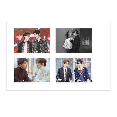 Hộp ảnh 30 tấm thẻ LOMO trang trí Tiêu Chiến Vương Nhất Bác làm quà tặng cho fan