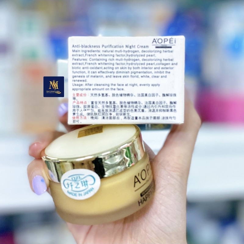 Kem Aopei Vàng Dưỡng Trắng Da Giảm Nám 30G