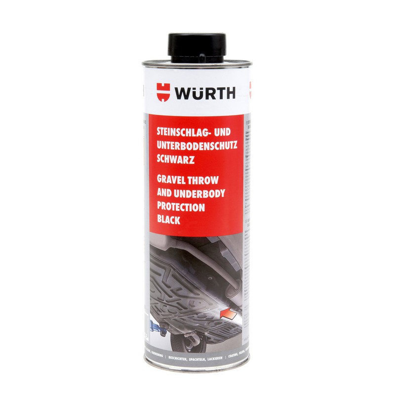 Dung dịch sơn phủ bảo vệ gầm xe Wurth màu đen 1 lít