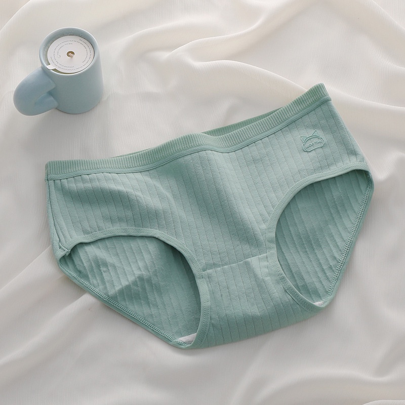 Quần Lót Lưng Vừa Kháng Khuẩn Thiết Kế Đơn Giản Cho Nữ