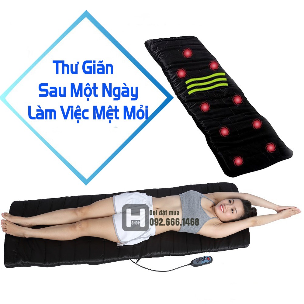 ĐỆM MASSAGE TOÀN THÂN XUẤT XỨ NHẬT BẢN BẢO HÀNH 12 THÁNG DỔI MỚI