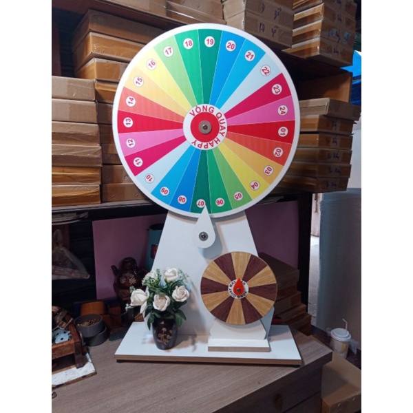 VÒNG QUAY KỲ DIỆU 24 ô  _ Size 60cm * cao 100cm