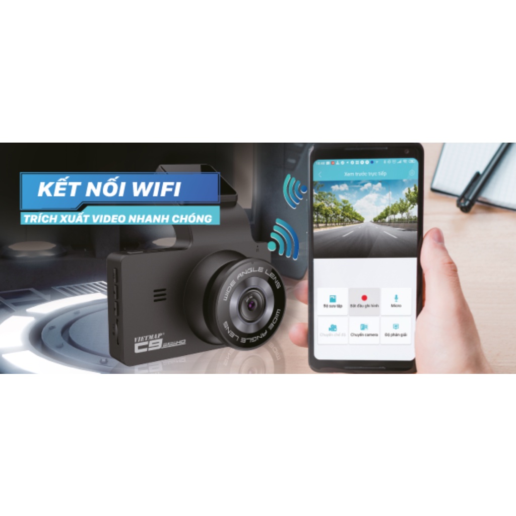 Camera hành trình Vietmap C9 + Thẻ nhớ 32GB