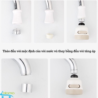Đầu vòi rửa chén, tăng áp lực, 3 chế độ phun