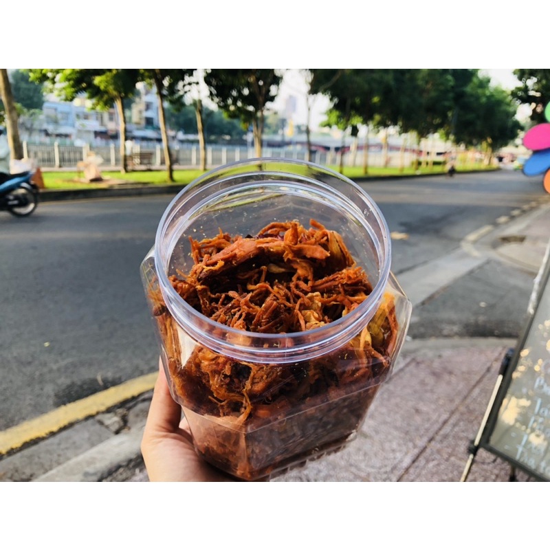Khô gà cháy tỏi Ông Béo 500gr, Nhà Làm, Ngon như khô bò. | BigBuy360 - bigbuy360.vn