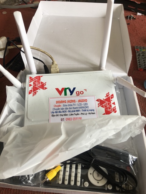 android TV BOX vtvgo bản cao cấp năm 2020 ram 4G tặng chuột không dây