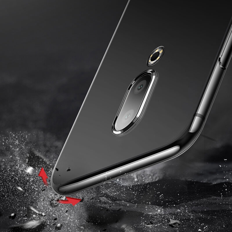 Ốp điện thoại tpu silicon mềm trong suốt bảo vệ cho Meizu 16X 16th 15 Plus V8 Pro