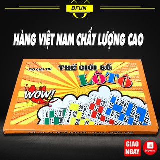 Bộ Cờ Lô Tô 90 Số - Cờ Giải Trí - Đồ Chơi Trẻ Em BFUN