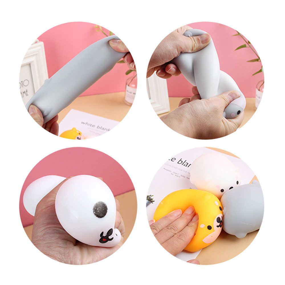Đồ chơi nắn bóp giảm căng thẳng hình chó shiba dễ thương