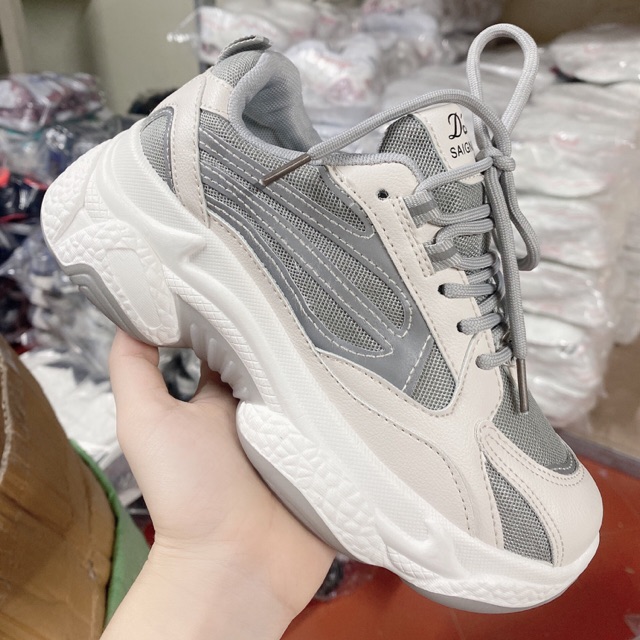 Giày nữ thể thao kiểu dáng sành điệu phản quang cực chất