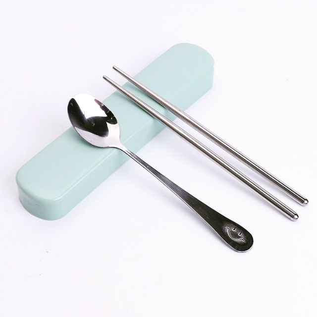 Bộ Muỗng Đũa Thìa Inox 304 Cho Dân Văn Phòng, Sinh Viên, Đi Picnic Dã Ngoại Mocato