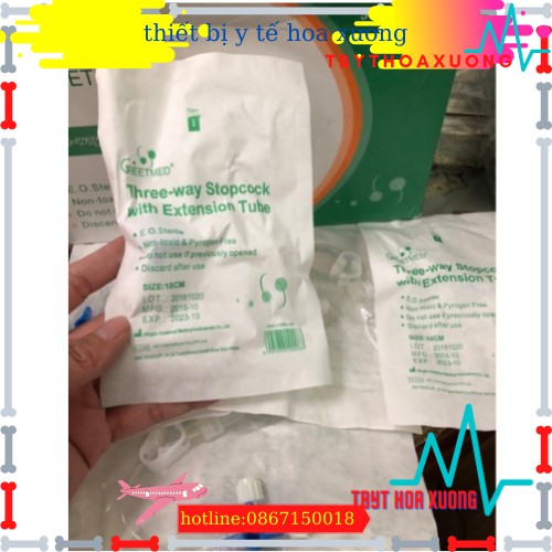 KHÓA 3 CHIA 3 CHẠC (chạc 3 tiêm) CÓ DÂY NỐI 10cm