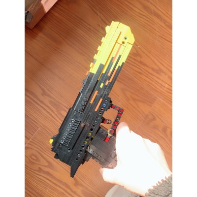 Đồ Chơi Lắp Ghép LEGO PUBG ARMY Của Kevin183, Lắp Ráp Mô Hình Lục DESERT EAGLE Vàng Đen FREE FIRE Với 700+ Mảnh Ghép