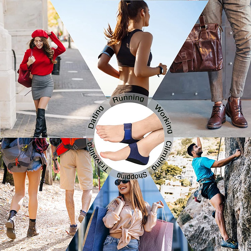 Miếng Đệm Gel Chăm Sóc Gót Chân Giảm Đau Hiệu Quả