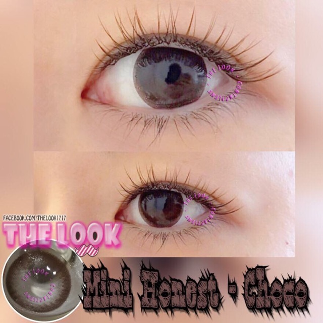 Contact Lens - Mini Honest + Khay Gương + Ngâm + Nhỏ Mắt