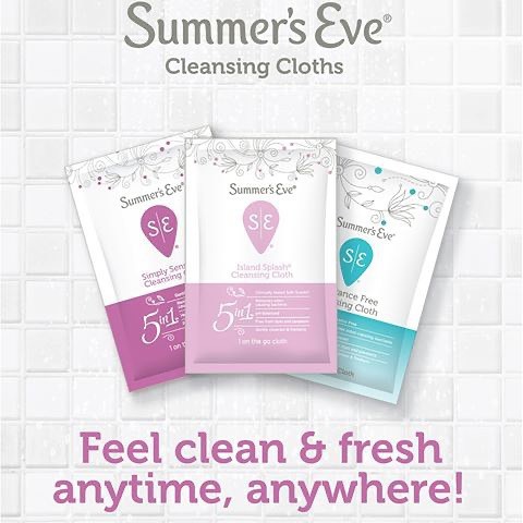 Dung Dịch Dạng Khăn Ướt Vệ Sinh Phụ Khoa SUMMER'S EVE Cleansing Cloths/ Wipes Của Mỹ Cho Da Nhạy Cảm